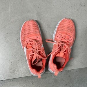 Nike Women's Sneakers in Coral and White